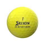 SRIXON Q-STAR TOUR DIVIDE GOLF BALLS - Yellow/Orange 1 Dozen *Free Shipping*
