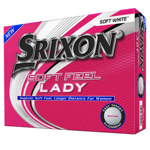 SRIXON SOFT FEEL LADY GOLF BALLS - 1 Dozen